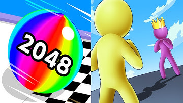Giant Rush Vs Ball Run 2048 Android iOS Mobile Gameplay Walkthrough