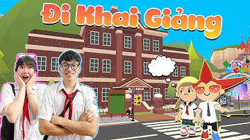 Một Ngày Đi Khai Giảng Của Anh Tóc Xoăn Và Chị Thùy Anh Trong Play Together!