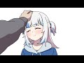 Can i give you a headpat hololive fan animation