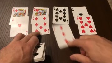 How to play Aces Up Solitaire (AKA Idiot