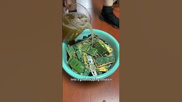 how to extract gold from old phones？