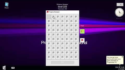 [Bug report #20] Gray Flag glitch in Progress Sweeper