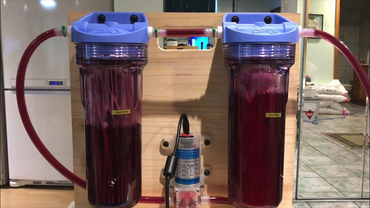 DIY DualStage Red Wine/Drinking Water Filtration System YouTube