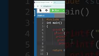 Nested Loops in C Programming | Telugu Shorts #CProgramming #Shorts