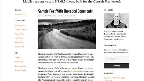 Genesis Responsive Image After Header