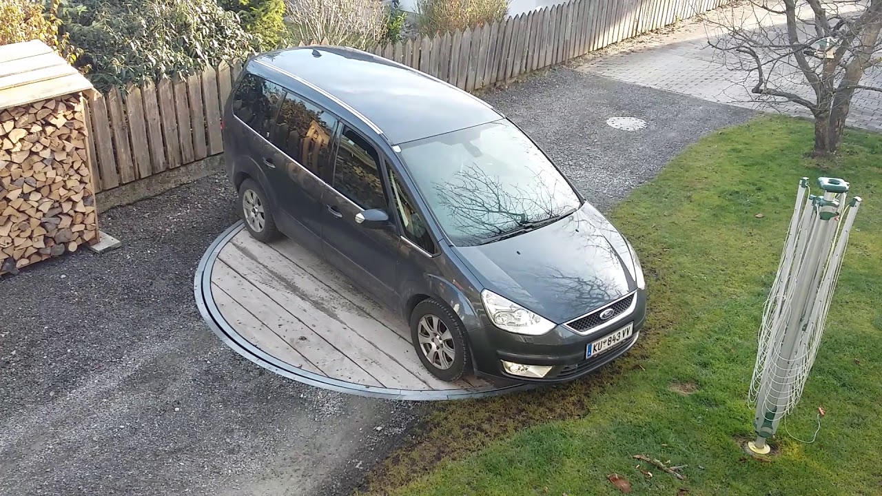 Auto Drehscheibe Kein Lastiges Ruckwerts Fahren Mehr Youtube