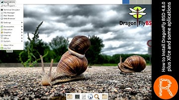 How to install DragonFly BSD 4.8.0 plus Xfce and some aplications
