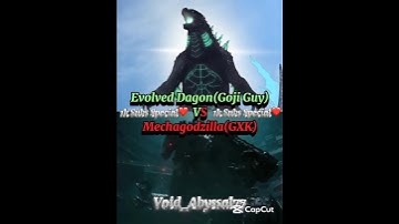 Evolved Dagon(@GojiGuyy)VS MechaGodzilla(GXK) 1K Subs Special🎉#1v1 #edit #1ksubscribers