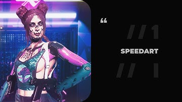 YouTube Thumbnail  «СyberPunk 2077» [SpeedArt]