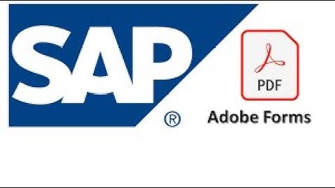 51. SAP AdobeForms Introduction and Example From - Part 1