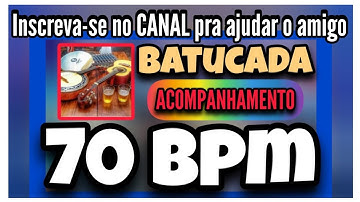 Batucada Samba Pagode 70 BPM | Percussão para Cavaquinho com Ritmo Certo