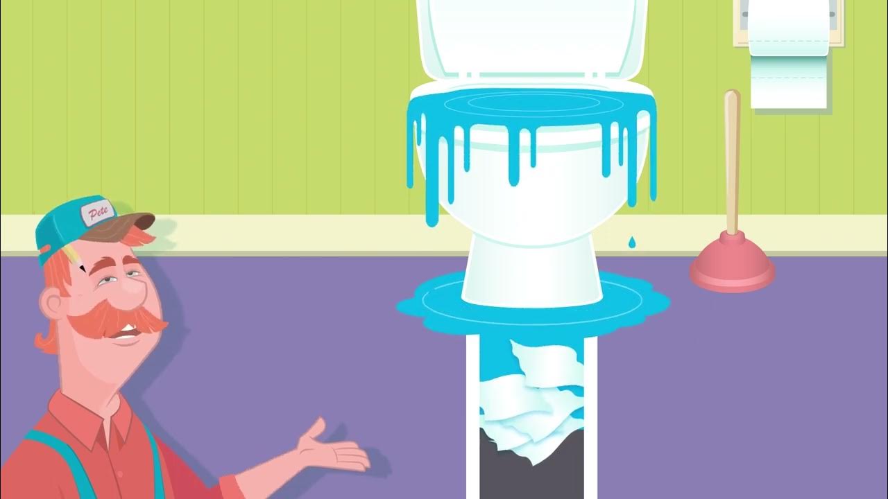 Why Flushable wipes clogs pipes 1 minute YouTube