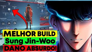 🔝GUIA MELHOR BUILD PARA Sung Jin-Woo, Artefatos, Habilidades, atributos, armas - Solo Leveling Arise