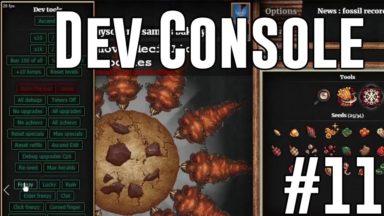 How to Access the *SECRET* DEV PANEL in Cookie Clicker! 