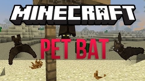 Minecraft: Pet Bat Mod
