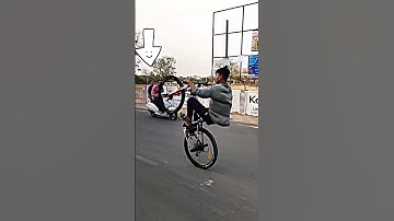 public reaction 👀 wheelie to ( kunal rider ) #wheelie #shorts