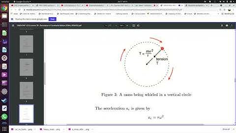 UNZA PHY 1015 Lecture 7B Part 2 Group O   Description of Centripetal Motion 17 July 2021