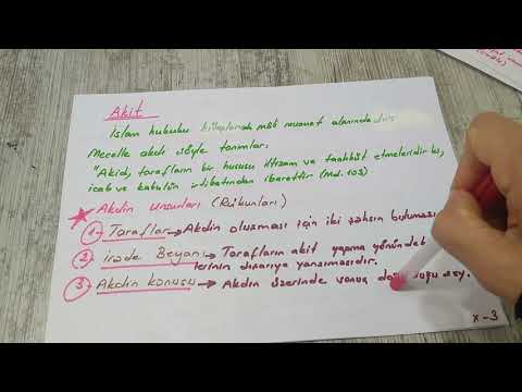 Fıkıh ( İslam Hukuku )11. Ders