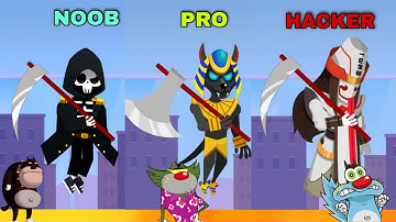 NOOB vs PRO vs HACKER Death Incoming #4 Android iOS Oggy And Jack