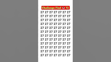 Find the Hidden Number in 5 Seconds! | Observation Challenge 🔢