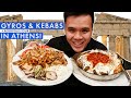 AMAZING GYROS in ATHENS, Greece! | Greek Food and Acropolis Tour!