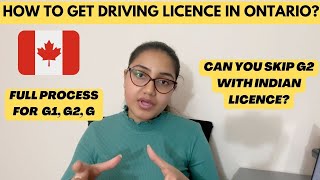 How to get Driving Licence in Ontario, Canada| G1, G2, G Licence Full Process| Driving Extract India by Navreet Vlogs 5,266 views 7 months ago 11 minutes, 29 seconds