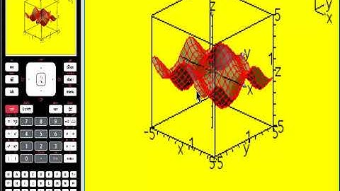 Ti Nspire CAS Customizing 3D Graphs Big Pretty