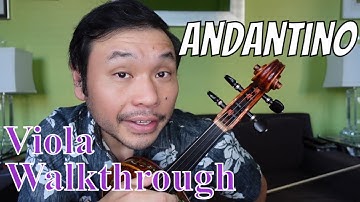 Andantino - Suzuki Viola Book 1(song #12) How To/Walkthrough