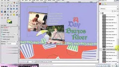 The Gimp Scrapbook Video 04