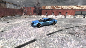 BeamNG drive Sports Car Demo Derby