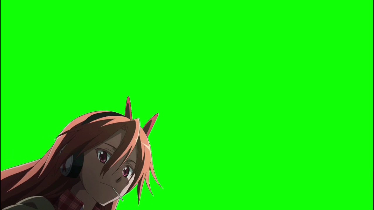 ️GREEN SCREEN EFFECTS: anime girl - YouTube