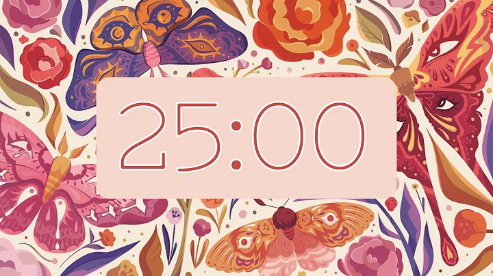 25 Minute Timer- Deep Focus for Relaxing, Studying and Working