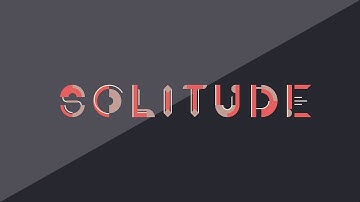 Solitude Animated Typeface