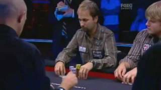 Daniel Negreanu vs Hansen and Antonius AAs in the same table