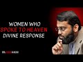 Woman who spoke to heaven divine response yasir qadhi | motivational speaker