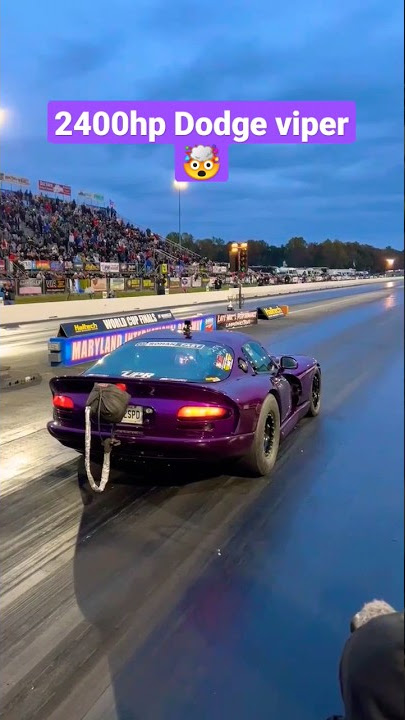 'Insane 2400HP Dodge Viper Track Nightmare!'🤯 #shorts #2400hp #dodgeviper