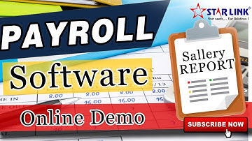 How to operate Payroll Software? - Salary Reports - Online Demo - Star Link