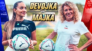 DEVOJKA VS MAJKA  FUDBALSKI IZAZOVI