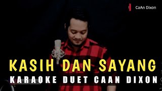 KASIH DAN SAYANG Karaoke duet cowok || Dangdut Koplo