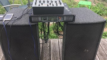 Citronic V12 & NJD Speakers.