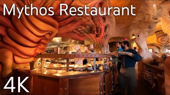 Mythos Restaurant, World's Best Theme Park Restaurant at Universal Orlando  Resort, Islands of Adventure, Universal Studios, Florida, USA Stock Photo -  Alamy