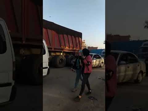 اختناق مرورى تقاطع شرانيس الخضراوية