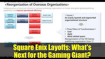 Square Enix Layoffs: What