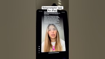 Teleprompter app for iPad | Read scripts while filming