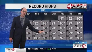 News4 First Alert Weather Extra: Typically more heat into late May