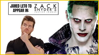 Jared Leto Joining Zack Snyders Justice League as The Joker