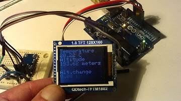 Bosch pressure sensor + TFT LCD display