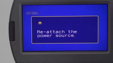 Sony HVR V1U C 32 11 Loading Problem Explained