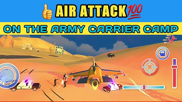 Dude Theft Wars || Air Attack  on the Army Carrier CAMP 💯🔥