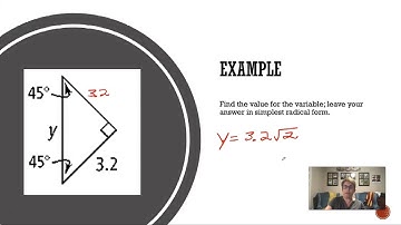 Special Right Triangles Video Notes